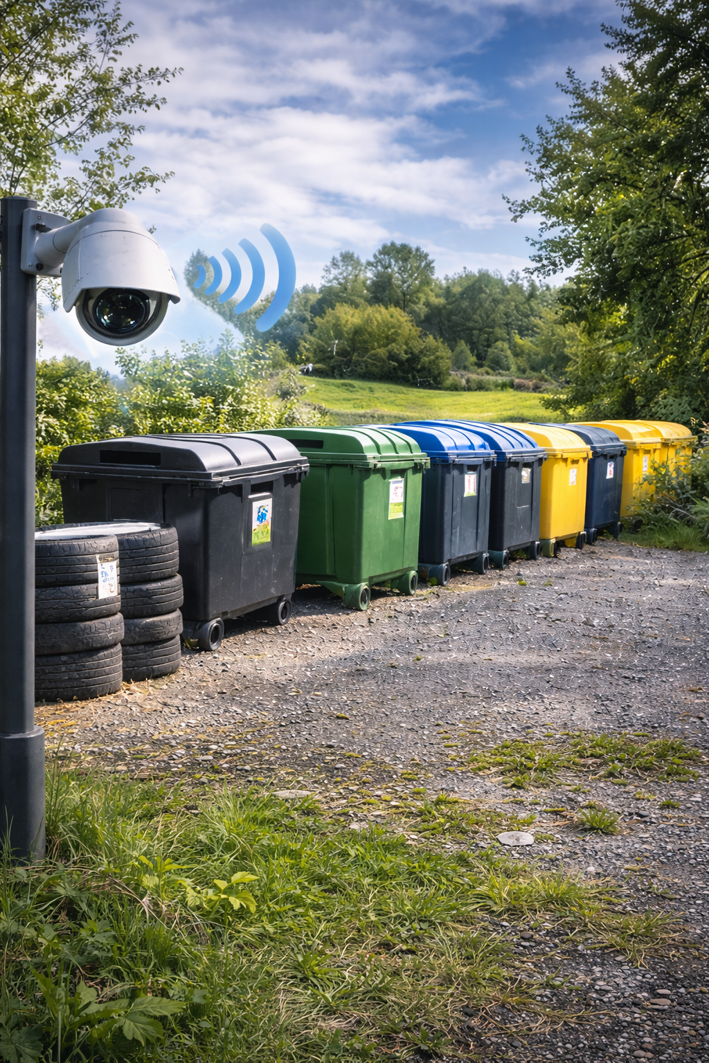 SBĚRNÁ MÍSTA S KONTEJNERY